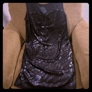 Torrid Size 2 Black Sequin Cocktail Dress.